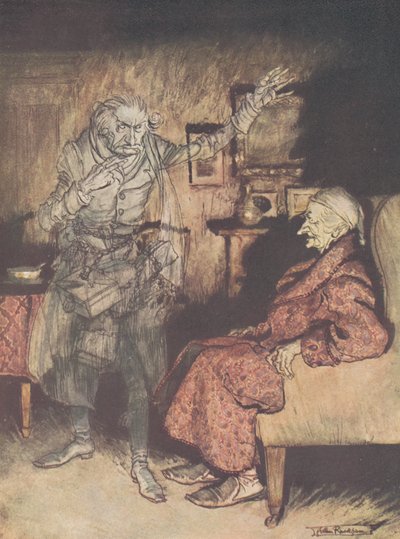 Frontispiece - A Christmas Carol by Arthur Rackham